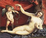 Venus and Cupid by Lorenzo Lotto